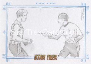 Star Trek The Original Series Portfolio Prints Sketch Mirror Mirror
