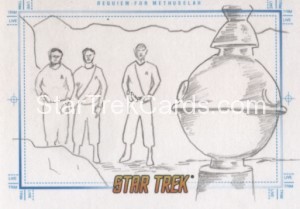 Star Trek The Original Series Portfolio Prints Sketch Requiem for Methuselah