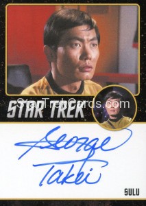 Star Trek The Original Series Portfolio Prints Trading Card Autograph George Takei