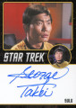 Star Trek The Original Series Portfolio Prints Trading Card Autograph George Takei