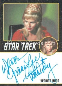 Star Trek The Original Series Portfolio Prints Trading Card Autograph Grace Lee Whitney