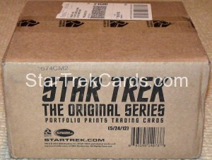 Star Trek The Original Series Portfolio Prints Trading Card Case of 12 Boxes