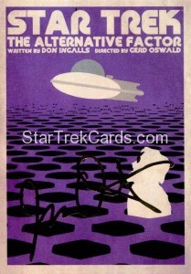 Star Trek The Original Series Portfolio Prints Trading Card Gold Parallel Base 21