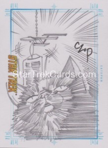 Star Trek The Original Series Portfolio Prints Trading Card Sketch Catspaw