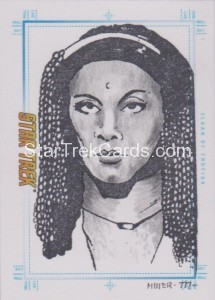 Star Trek The Original Series Portfolio Prints Trading Card Sketch Elaan of Troyius