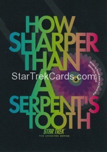 Star Trek The Original Series Portfolio Prints Trading Card TAS21
