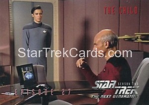 Star Trek The Next Generation Season Two Trading Card 136