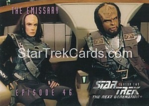 Star Trek The Next Generation Season Two Trading Card 195