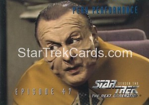 Star Trek The Next Generation Season Two Trading Card 196