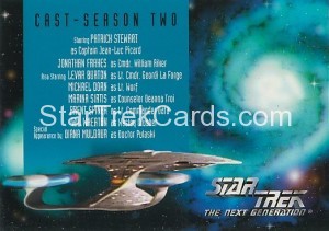 Star Trek The Next Generation Season Two Trading Card 204