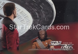Star Trek The Next Generation Season Four Trading Card 316