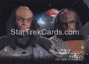 Star Trek The Next Generation Season Four Trading Card 321