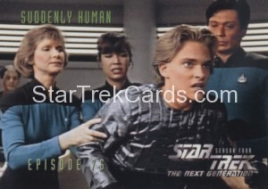 Star Trek The Next Generation Season Four Trading Card 325