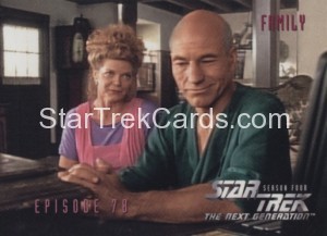 Star Trek The Next Generation Season Four Trading Card 332