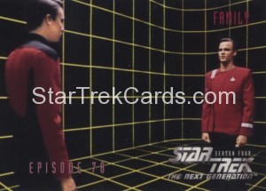 Star Trek The Next Generation Season Four Trading Card 333