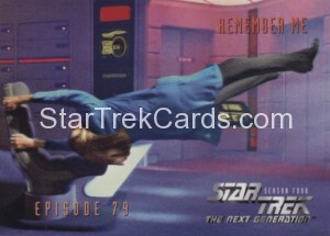 Star Trek The Next Generation Season Four Trading Card 335