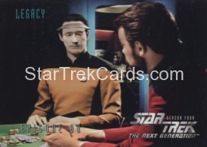 Star Trek The Next Generation Season Four Trading Card 337