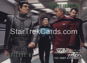 Star Trek The Next Generation Season Four Trading Card 344