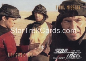 Star Trek The Next Generation Season Four Trading Card 346