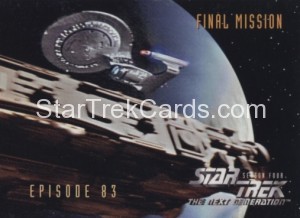 Star Trek The Next Generation Season Four Trading Card 347