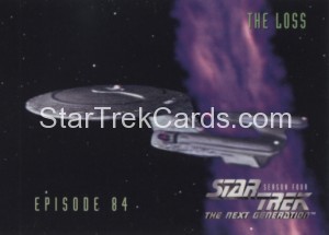 Star Trek The Next Generation Season Four Trading Card 351