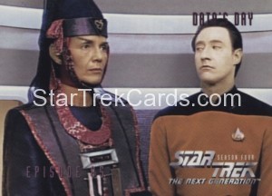 Star Trek The Next Generation Season Four Trading Card 353