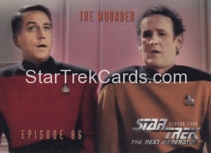 Star Trek The Next Generation Season Four Trading Card 357