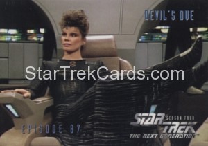 Star Trek The Next Generation Season Four Trading Card 358