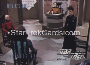 Star Trek The Next Generation Season Four Trading Card 359