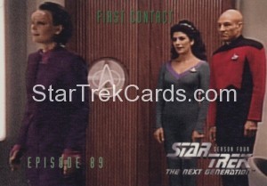 Star Trek The Next Generation Season Four Trading Card 364