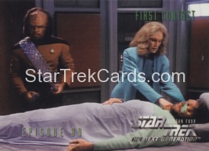 Star Trek The Next Generation Season Four Trading Card 366