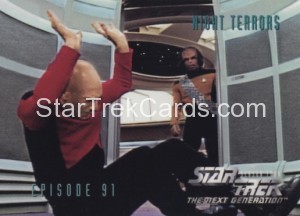 Star Trek The Next Generation Season Four Trading Card 371