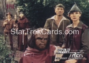 Star Trek The Next Generation Season Four Trading Card 380