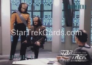 Star Trek The Next Generation Season Four Trading Card 382