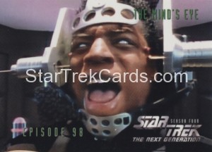 Star Trek The Next Generation Season Four Trading Card 392