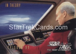 Star Trek The Next Generation Season Four Trading Card 396