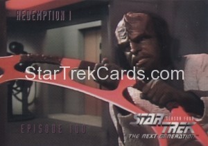 Star Trek The Next Generation Season Four Trading Card 397