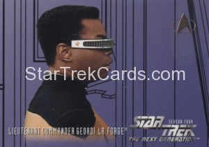 Star Trek The Next Generation Season Four Trading Card 406