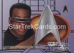 Star Trek The Next Generation Season Four Trading Card 407