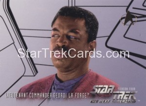 Star Trek The Next Generation Season Four Trading Card 411