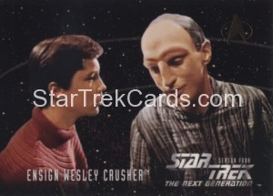 Star Trek The Next Generation Season Four Trading Card 414