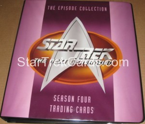 Star Trek The Next Generation Season Four Trading Card Binder