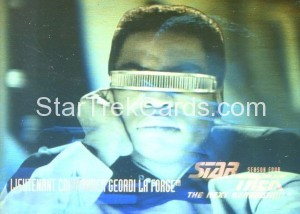 Star Trek The Next Generation Season Four Trading Card HG7