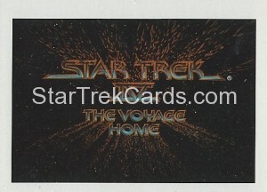 Star Trek IV The Voyage Home FTCC Trading Card Checklist