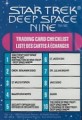 Star Trek Hostess Frito Lay Trading Card DS9 Checklist