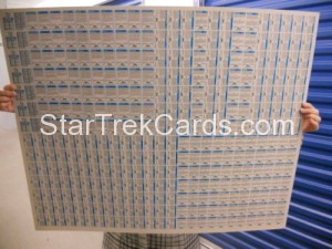 Star Trek Hostess Frito Lay Trading Card Uncut Sheet Back1
