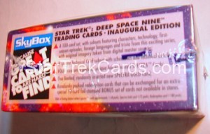 Star Trek Deep Space Nine Box Back