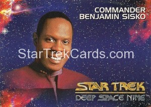 Star Trek Deep Space Nine Trading Card Commander Benjamin Sisko Prototype