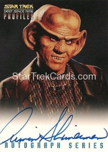 Star Trek Deep Space Nine Profiles Armin Shimerman Autograph