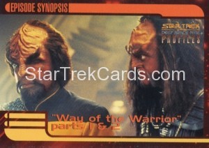 Star Trek Deep Space Nine Profiles Card 12